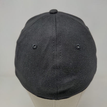 OC Sports Men's Fitted Hat Black Size M/L Embroidered Big W Logo