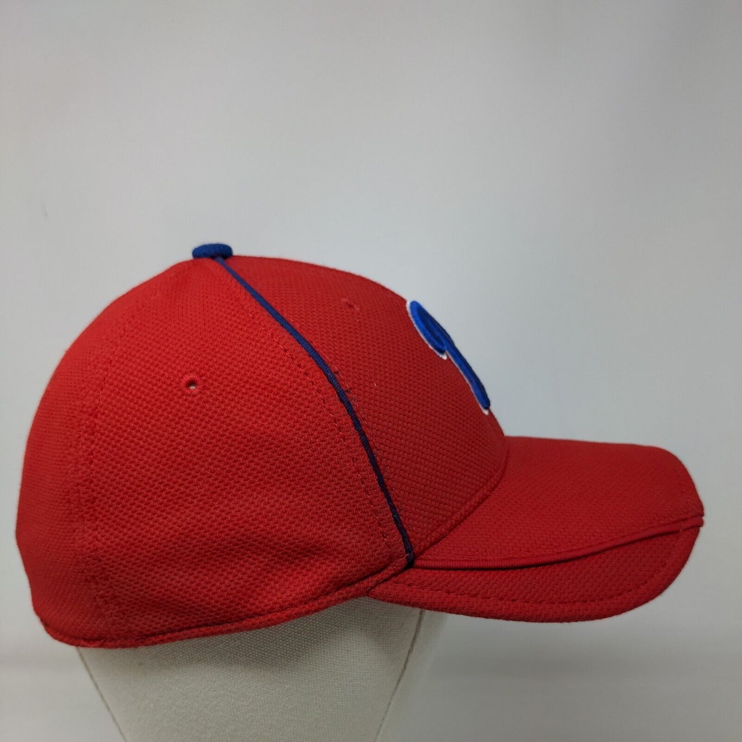 New Era Men's Fitted Hat Red M-L Embroidered Philadelphia Phillies Logo