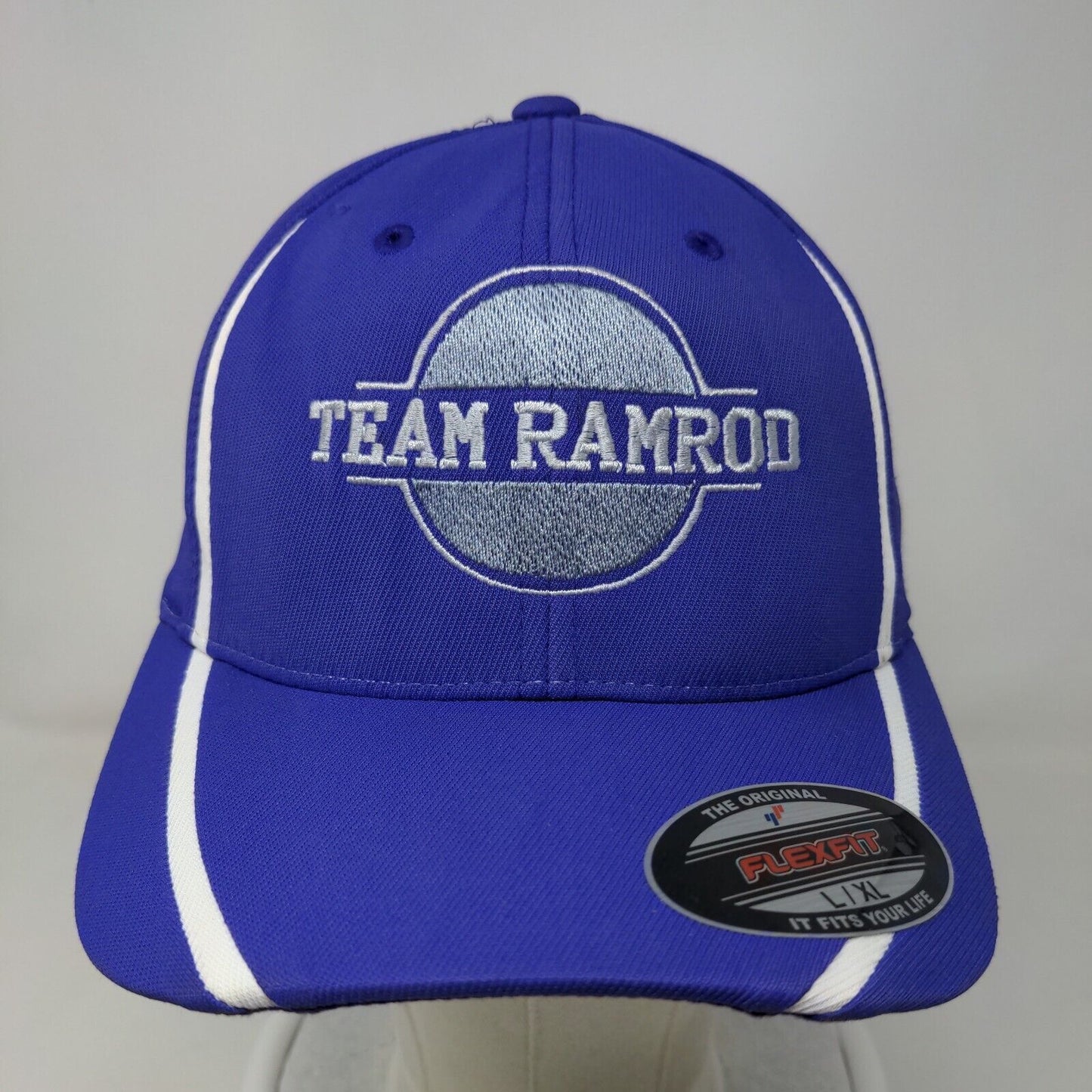 Sport Tek Men's Fitted Hat Purple L/XL Embroidered Team Ramrod Super Troopers