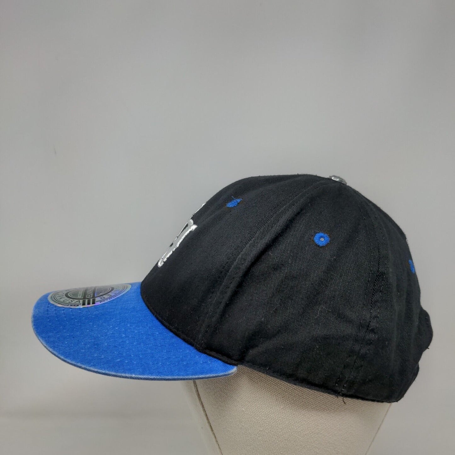 NJ New Jersey Snapback Hat Multicolor One Size Embroidered 6 Panel City Hunter