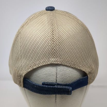 Union Resource Marketing Baseball Cap Blue One Size Mesh Back Denim Logo Hat