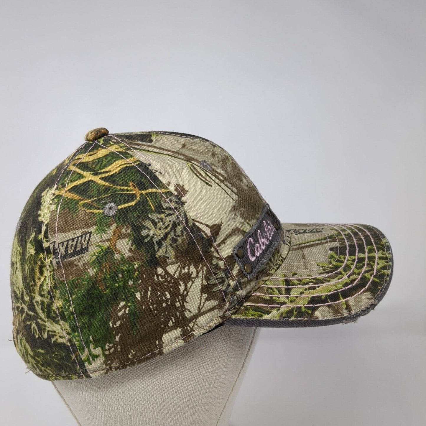 Cabela's Strapback Hat Camo One Size Adjustable Hunting Outdoor 6 Panel
