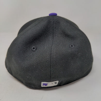 Colorado Rockies Fitted Hat Black Size 6 1/2 Embroidered Logo MLB 59Fifty