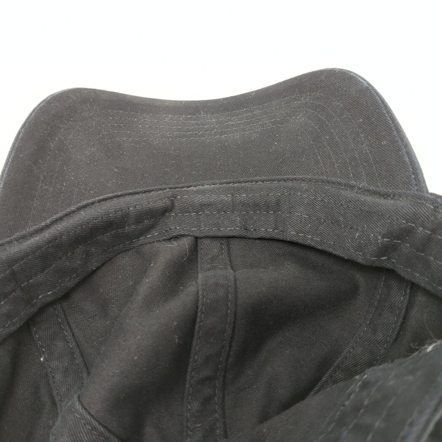 Unbranded Slideback Hat Black One Size Solid Adjustable Outdoor Blank