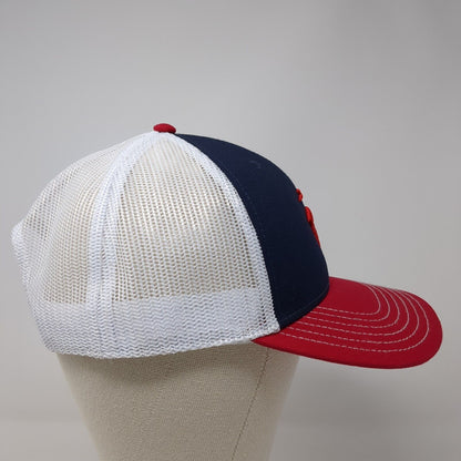 Cap America Snapback Trucker Hat Multi OSFA Embroidered Logo Mesh Back