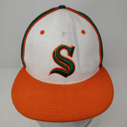 Letter S Fitted Hat Multi 7 3/8 Embroidered Colorblock Richardson