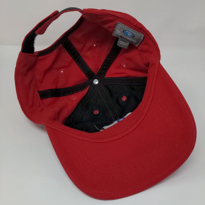 Farm Bureau Ins. Strapback Hat Red One Size Adjustable Embroidered
