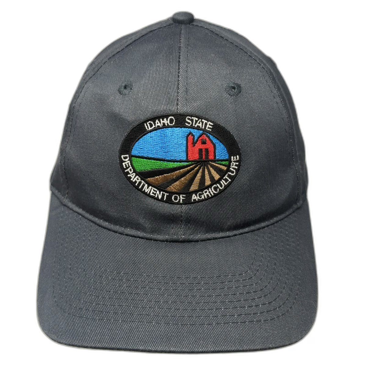 Port Authority Baseball Cap Gray One Size Idaho State Dept Agriculture Hat