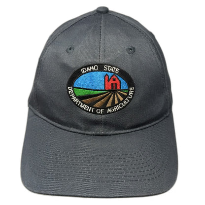 Port Authority Baseball Cap Gray One Size Idaho State Dept Agriculture Hat