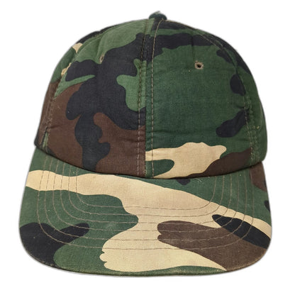 UA Headwear Baseball Cap Green Camo Woodland One Size Adjustable Snapback Hat