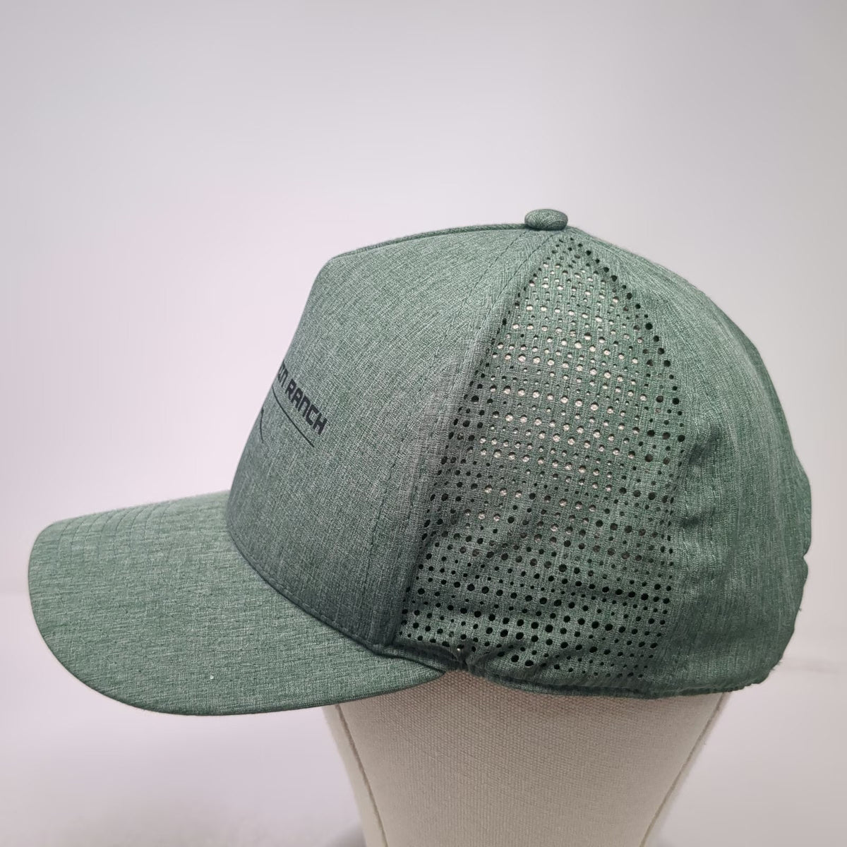 Pukka Jug Mountain Ranch 5 Panel Green Hat One Size Snapback Perforated Mesh