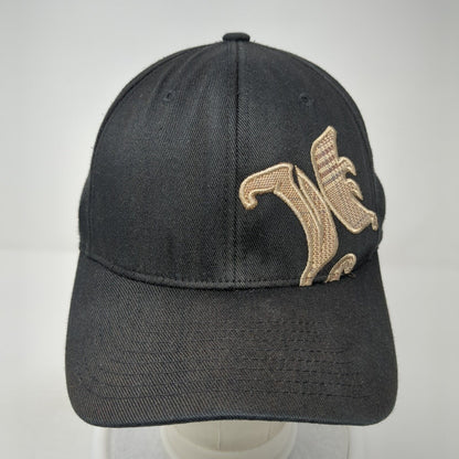 Hurley Fitted Baseball Cap Black Medium Lightweight Embroidered Flexfit Yupoong