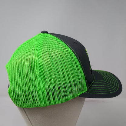 Richardson Trucker Hat Gray Green One Size Jaws Concrete Pumping Mesh Snapback