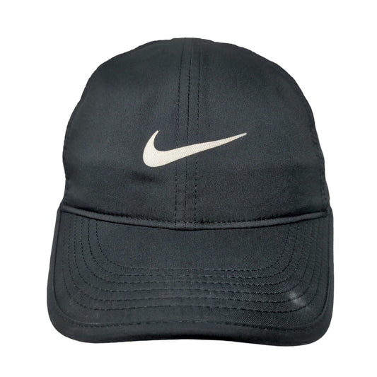 Nike Dri-Fit Strapback Hat Black OSFM Adjustable Featherlight Running