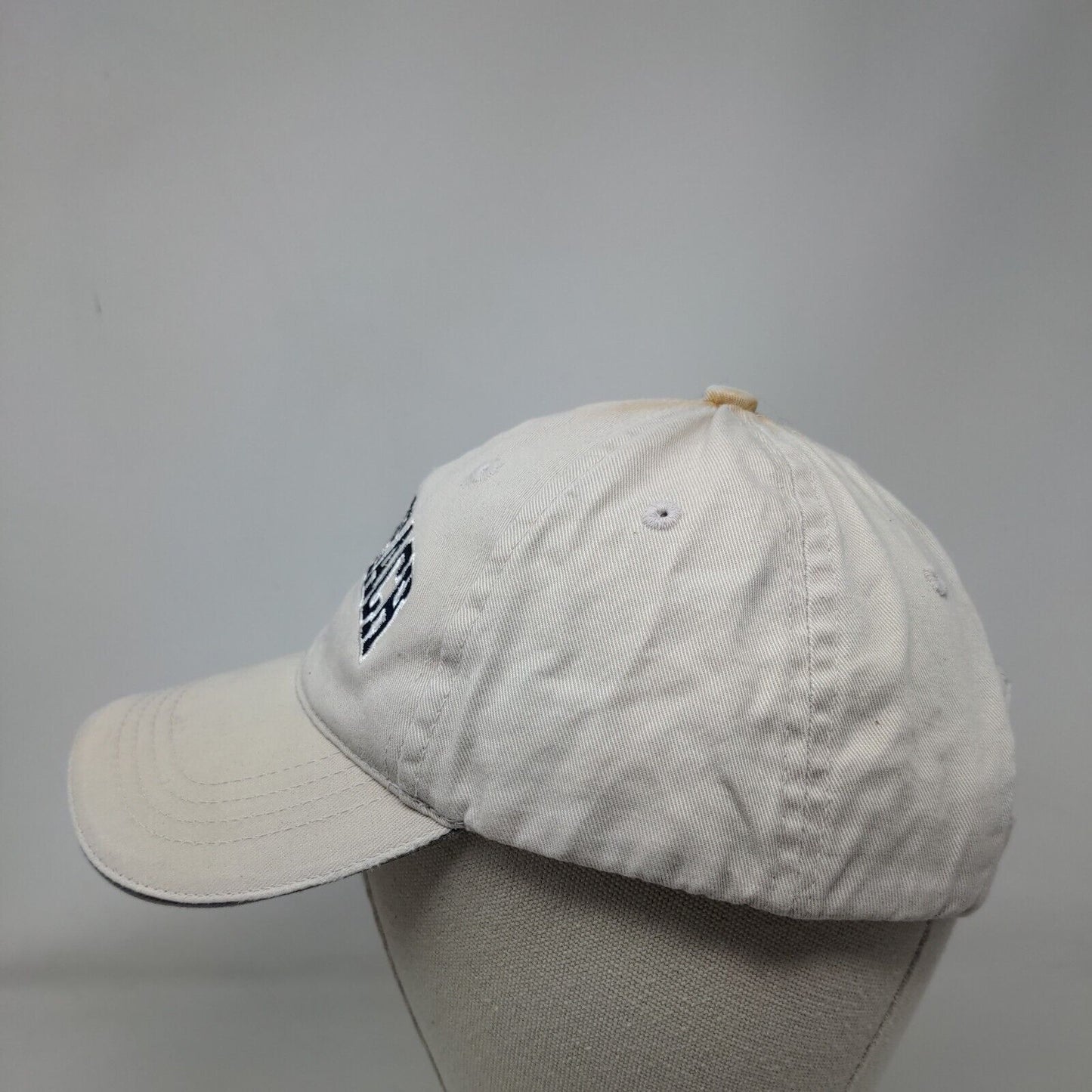 South Beach Slideback Hat Tan One Size Adjustable Embroidered 6 Panel Jhats