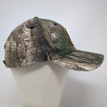 K-Products Baseball Cap Brown One Size New Holland Camo Embroidered Logo Hat