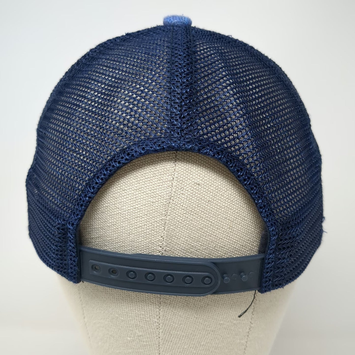 Costa Del Mar Trucker Hat Blue One Size Snapback Mesh Back Striped Fishing Hat