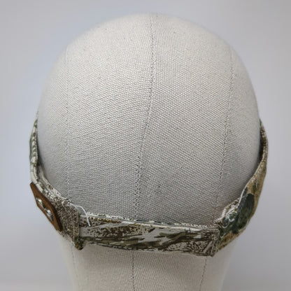Game Guard Visor Hat Beige One Size Summit Mountain Cactus Camo Print Strapback