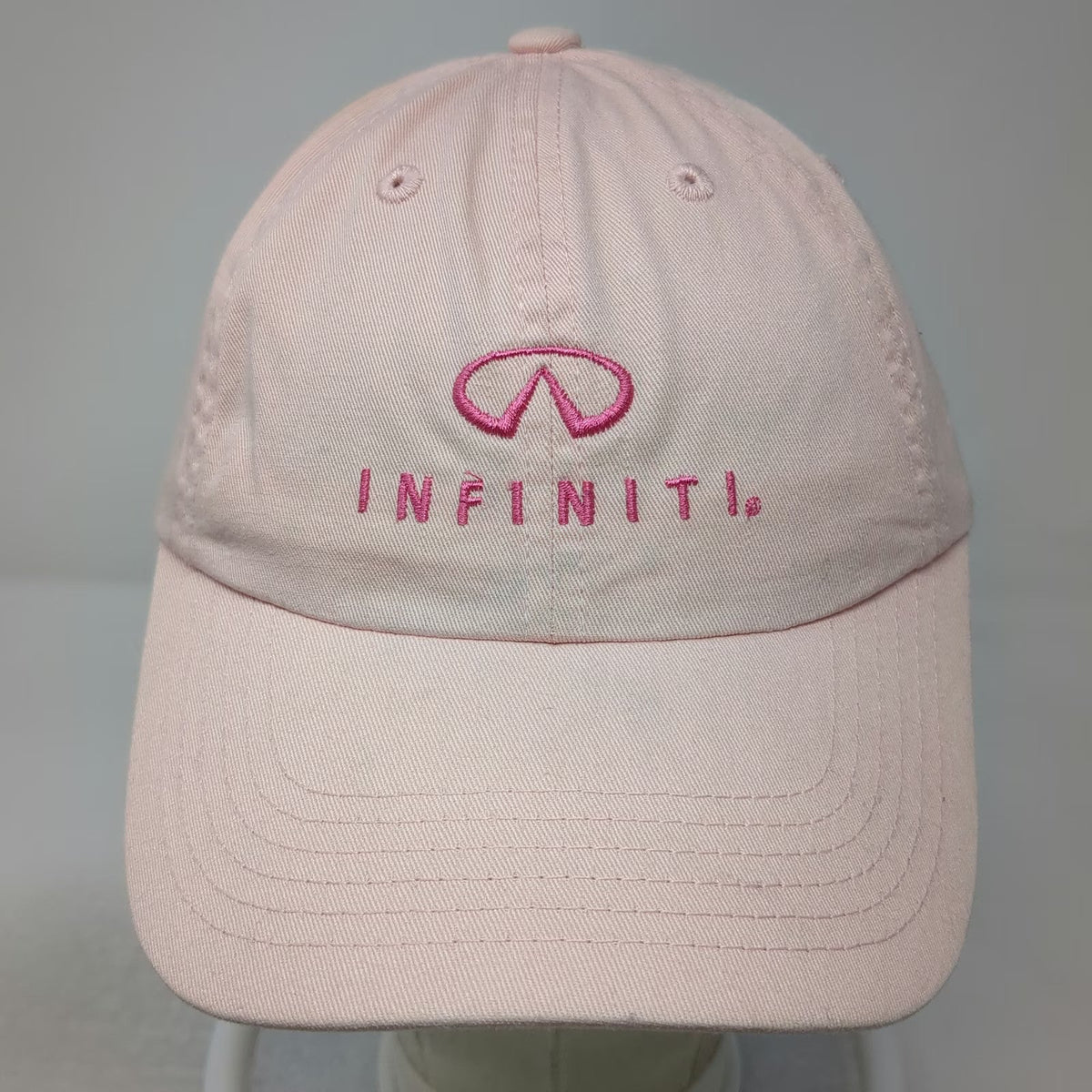 Port Authority Infiniti Logo Baseball Cap Pink OSFM Embroidered Slideback Hat