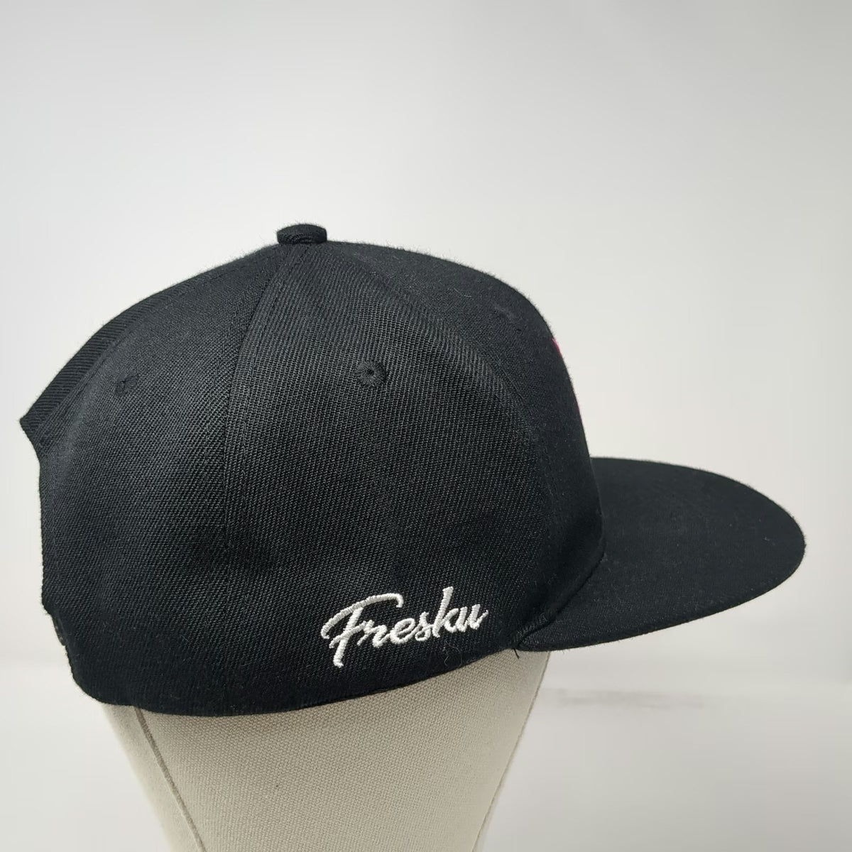 Fresku Snapback Hat Black One Size Northern Mariana Islands Always Fresh Script