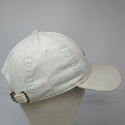 Ahead Sea Island Baseball Cap White One Size Embroidered Slideback Golf Hat