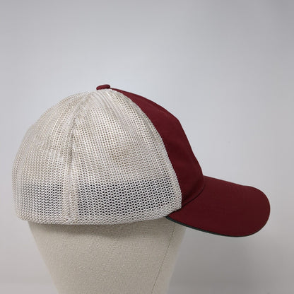 SC Fitted Trucker Golf Hat Red OS Flexfit Mesh Back Embroidered Swoosh Nike