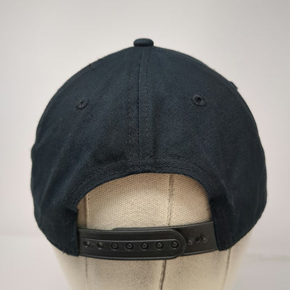 Luc Belaire Snapback Hat Black One Size Flat Brim France Embroidered Logo Wine