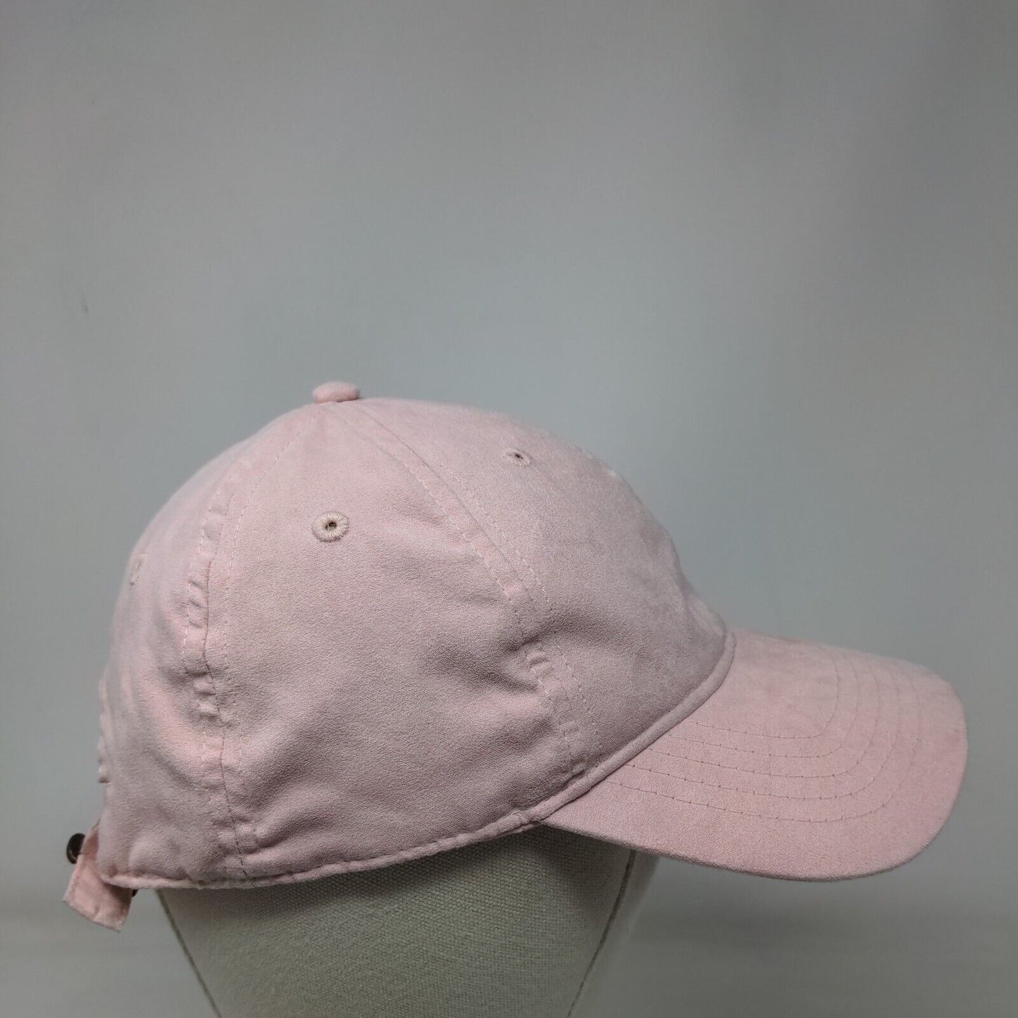 Unbranded Slideback Hat Solid Pink One Size Adjustable 6 Panel Blank