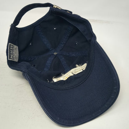 NYH Baseball Cap Blue One Size ESPN+ Embroidered Logo Adjustable Slideback Hat