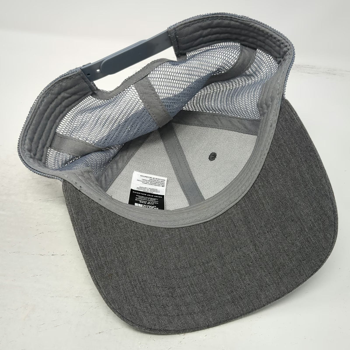 The North Face Trucker Hat Gray One Size Bear Mountain Mesh Snapback Outdoors