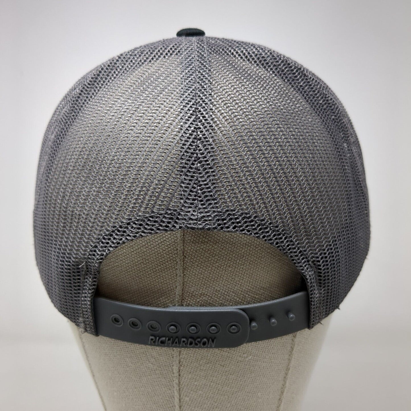 NFD Training Snapback Trucker Hat Black M/L Mesh Back Richardson