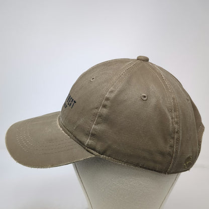 Outdoor Cap Baseball Cap Brown One Size True West Beef Distressed Relaxed hat