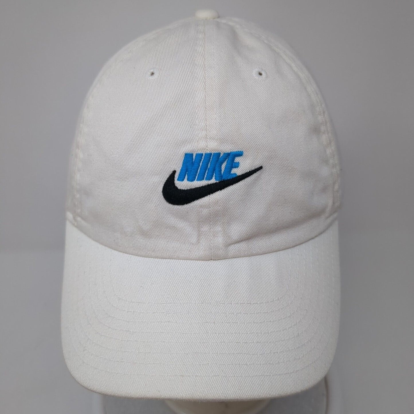 Nike Slideback Hat White One Size Adjustable Embroidered Swoosh Heriatge86