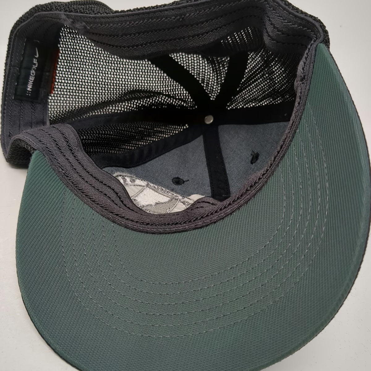 Nike Baseball Cap Black One Size Idaho Potatoes Mesh Back Fitted Golf Swoosh Hat