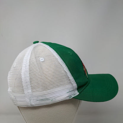 Mountain Dew Snapback Mesh Back Trucker Hat Green One Size Soda Gear
