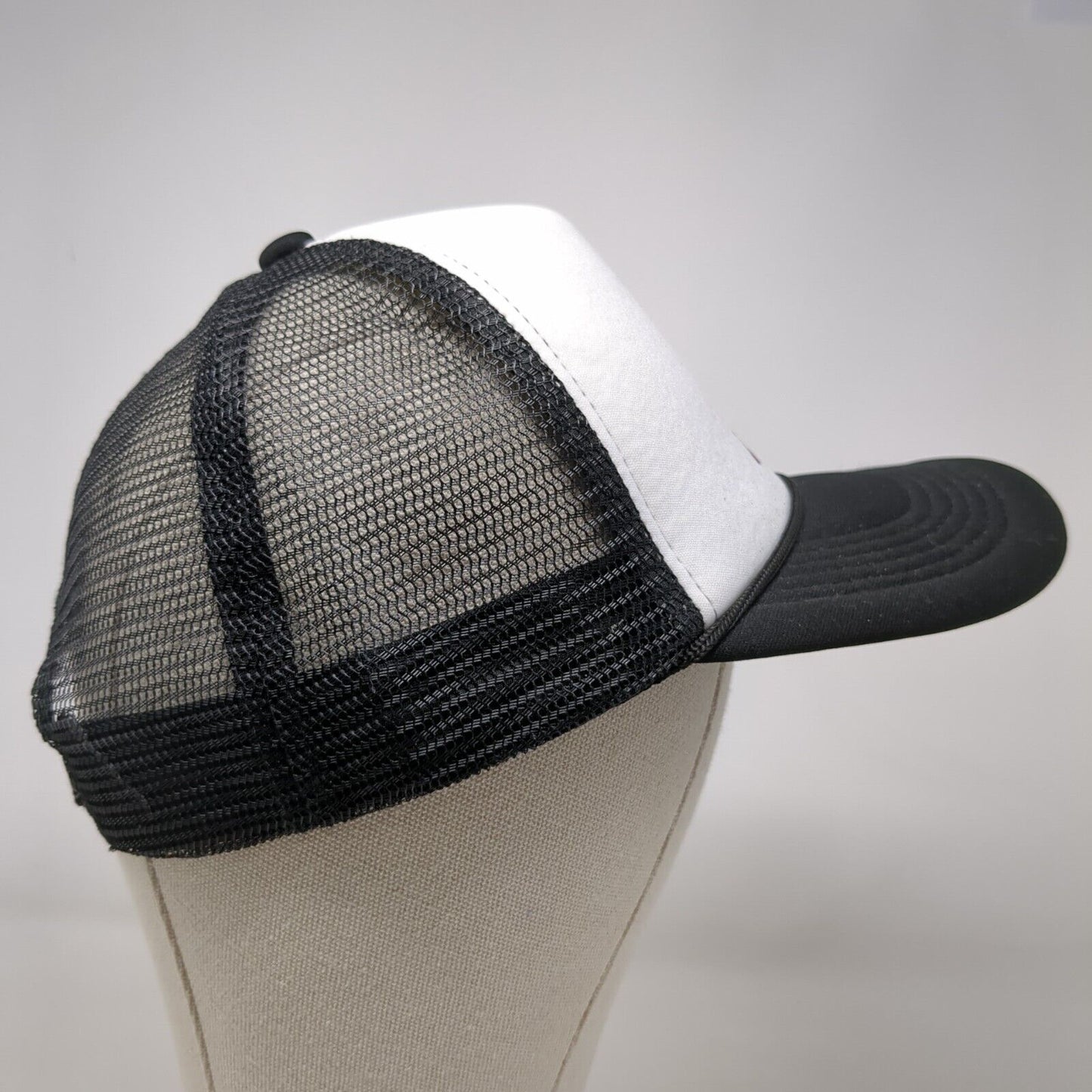 Nobody Messes With Jesus Snapback Rope Trucker Hat Black OSFA Mesh Back