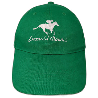 Associated Premium Emerald Downs Green Baseball Hat One Size Strapback Racing