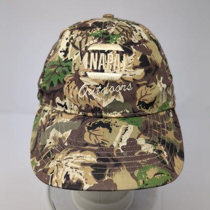 NAPA Outdoors Strapback Hat Camo One Size Hunting 6 Panel Adjustable