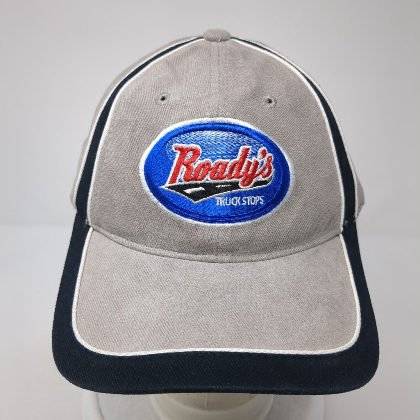 Roady's Truck Stops Strapback Hat Gray One Size Adjustable Embroidered Sportsman