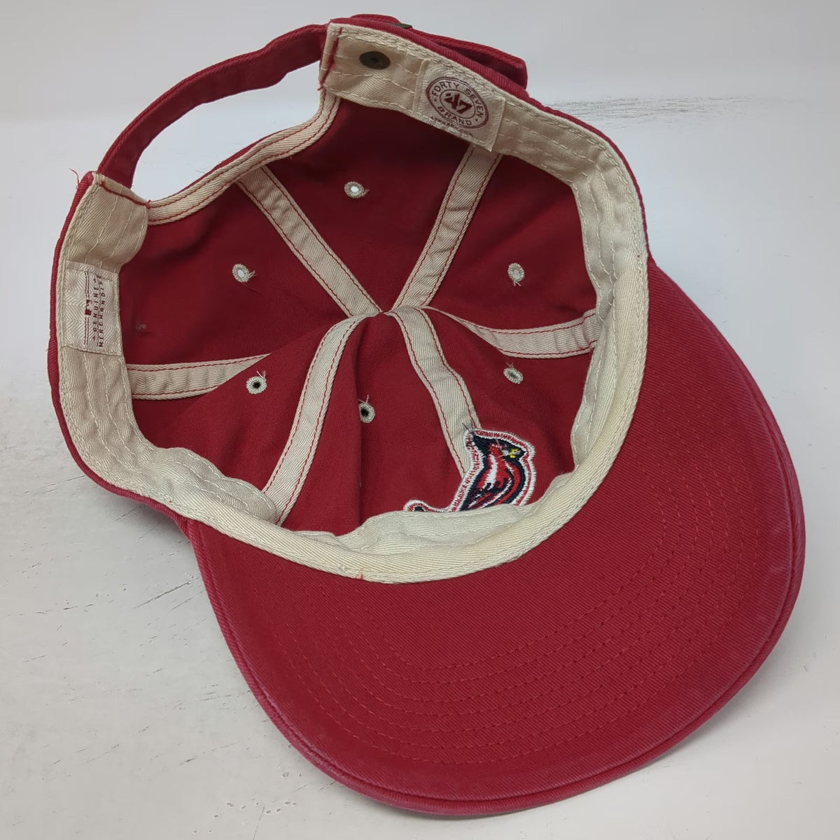 '47 St. Louis Cardinals MLB Baseball Cap Red One Size Strapback Embroidered Hat