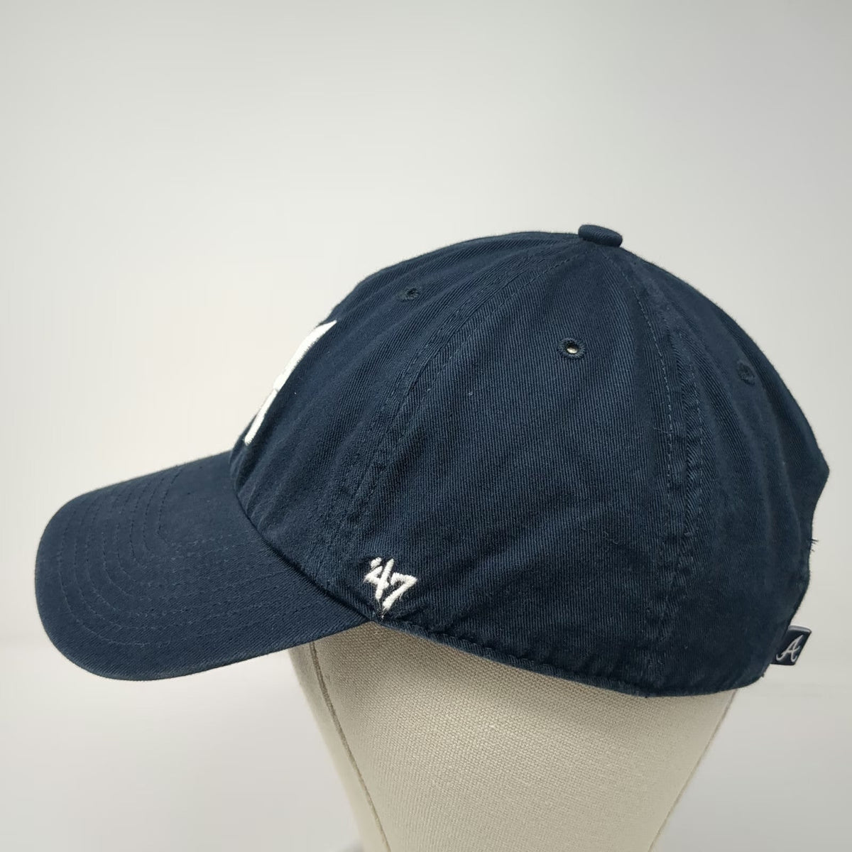 Atlanta Braves MLB '47 Brand Blue Baseball Cap One Size Strapback Adjustable Hat