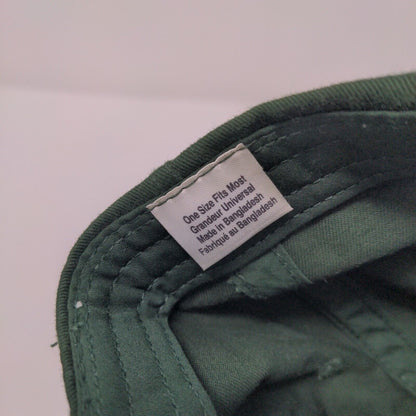 Cabela's Slideback Hat Green OSFM Adjustable Embroidered 6 Panel