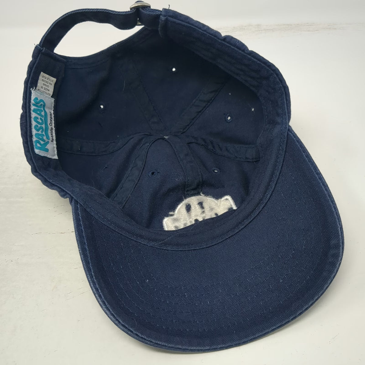 Rascals Baseball Cap Blue One Size Oregon Patch Slideback Strap Adjustable hat