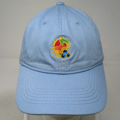 Baseball Cap Blue One Size Solely Fruit Sun Blueberries Embroidered Cotton Hat
