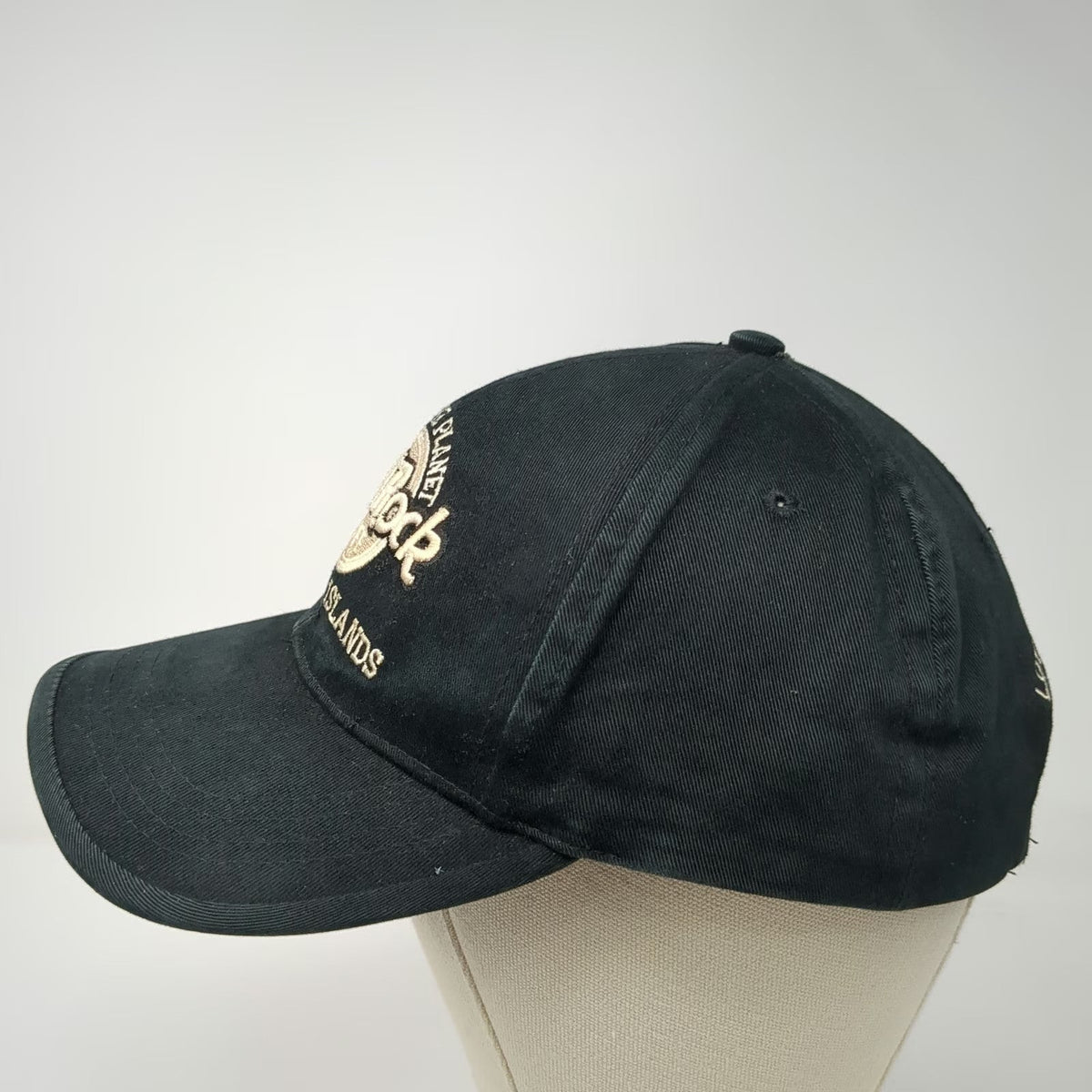 Hard Rock Cafe Baseball Cap Black One Size Cayman Islands Save The Planet Hat