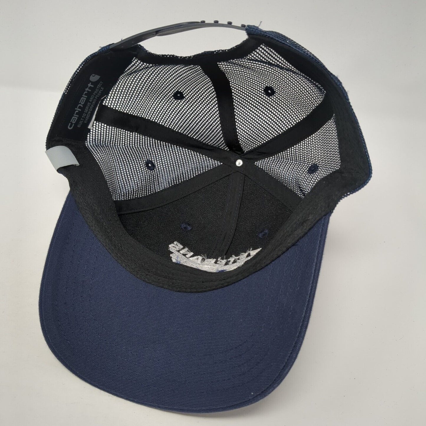 Veterans For Idaho Voters Trucker Hat Blue OS Adjustable Mesh Back Carhartt