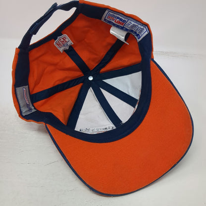 Denver Broncos NFL Reebok Orange Blue White One Size Strapback Pro Line Cap Hat