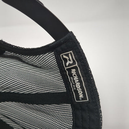 K&L Grading LLC Snapback Trucker Hat Red One Size Adjustable Mesh Richardson