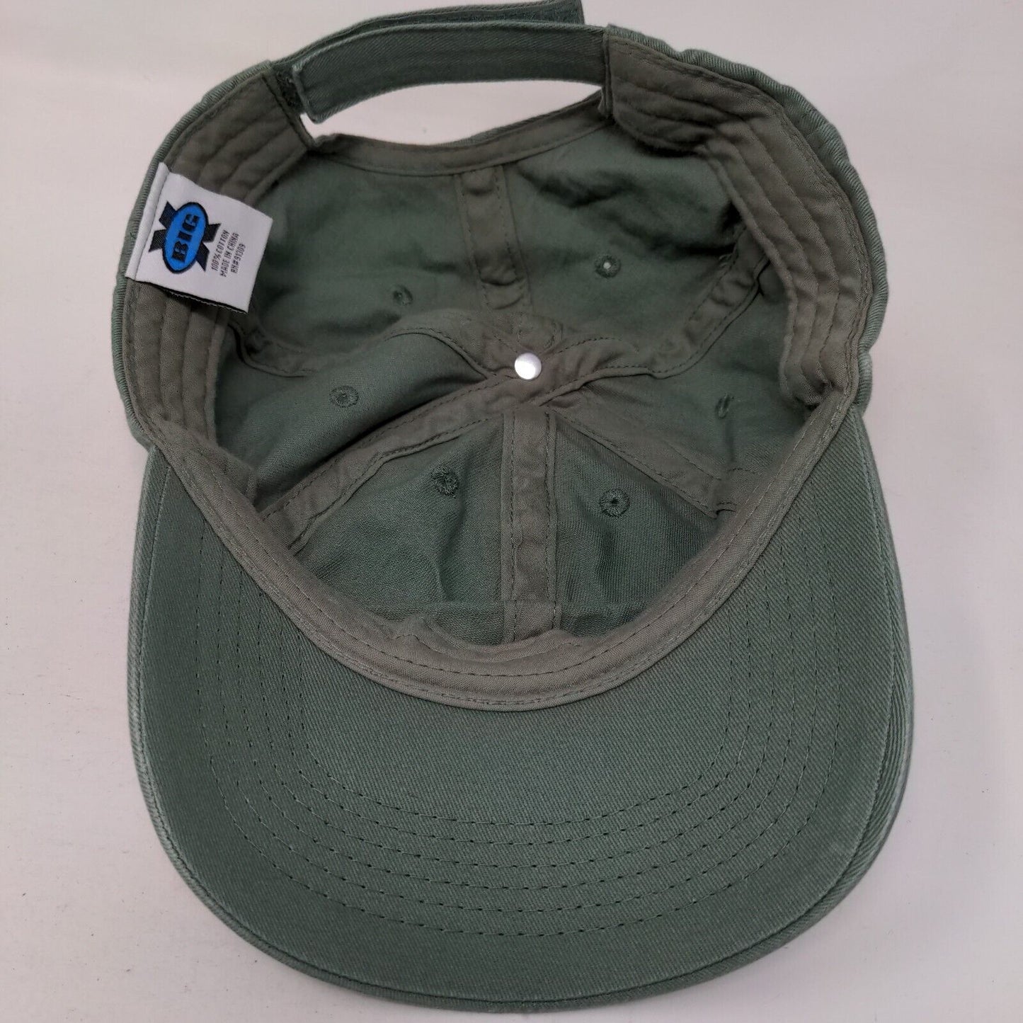 God's Army Strapback Hat Green One Size Adjustable 6 Panel Big X