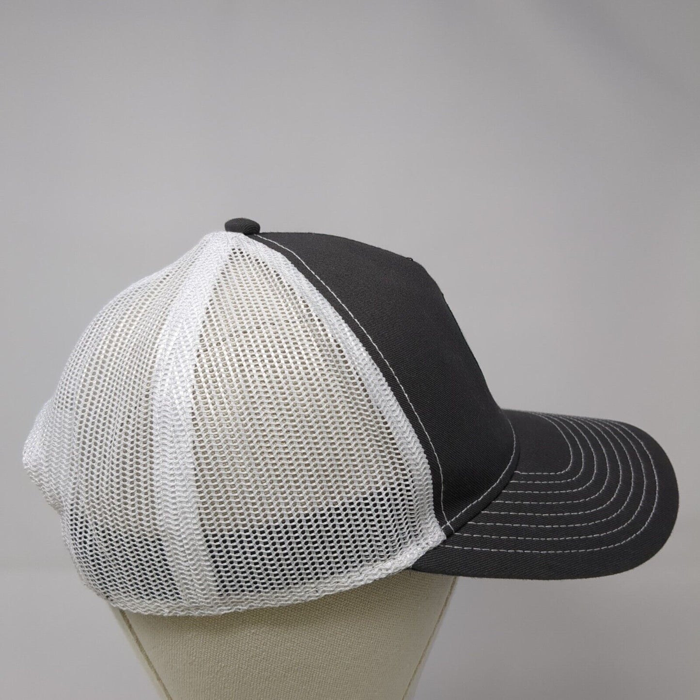 Service Now Snapback Trucker Hat Gray One Size Adjustable Embroidered Mesh Back